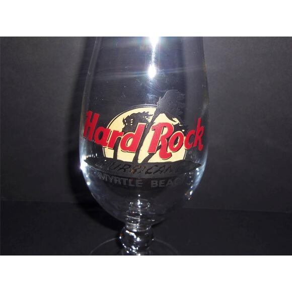 Hard Rock Cafe Hurricane Myrtle Beach Drink Glass Barware -111401 - Picture 2 of 2